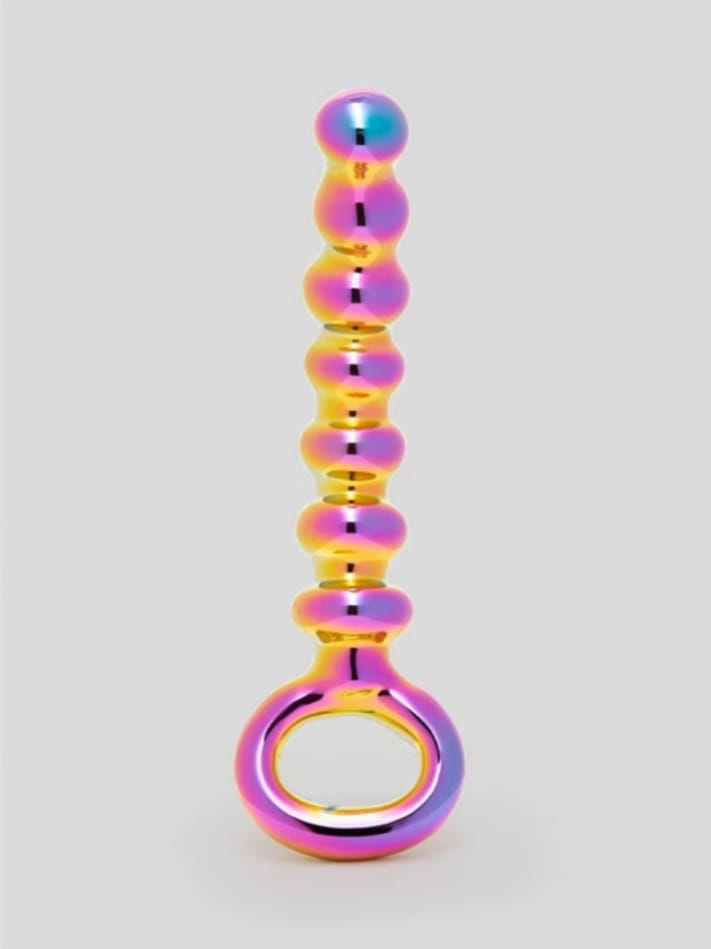 Lovehoney Sensual Glass Iridescent Anal Beads